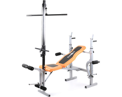 Тренажерна лава для жиму, тренування ніг і рук Klarfit Ultimate Gym 3500 до 150 кг