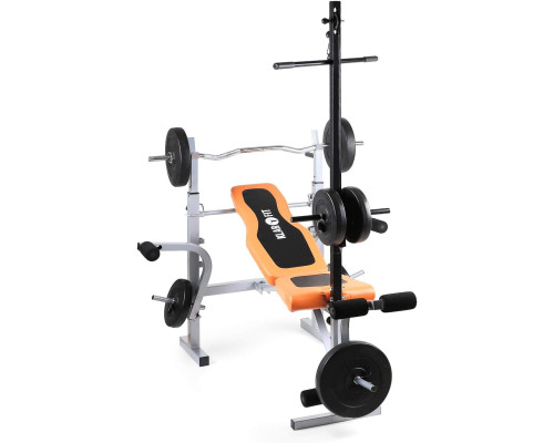 Тренажерна лава для жиму, тренування ніг і рук Klarfit Ultimate Gym 3500 до 150 кг