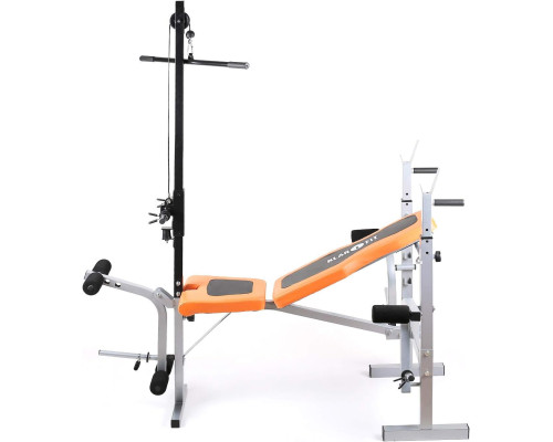 Тренажерна лава для жиму, тренування ніг і рук Klarfit Ultimate Gym 3500 до 150 кг
