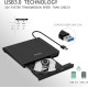 Портативний зовнішній DVD/CD-програвач Antika з USB 3.0