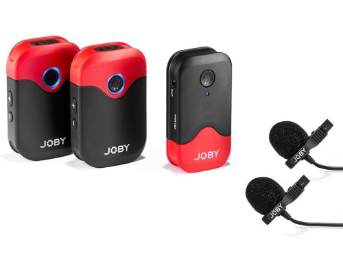 Бездротова мікрофонна система JOBY Wavo AIR 2,4 ГГц з 2 передавачами та модульною системою кріплення для відеоблогерів