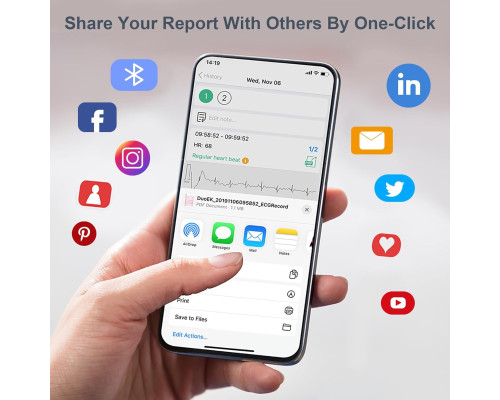 Мобільний ЕКГ CheckeMe для домашнього використання