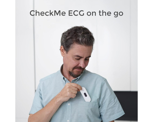 Пристрій ЕКГ CheckMe DuoEK-S із аналізом звітів ЕКГ для дому