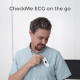 Пристрій ЕКГ CheckMe DuoEK-S із аналізом звітів ЕКГ для дому