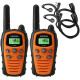 Двосторонні рації дальнього радіуса дії з навушниками - PMR Walkie Talkie VOX Hand Free 5 км з ліхтариком та світлодіодним підсвічуванням