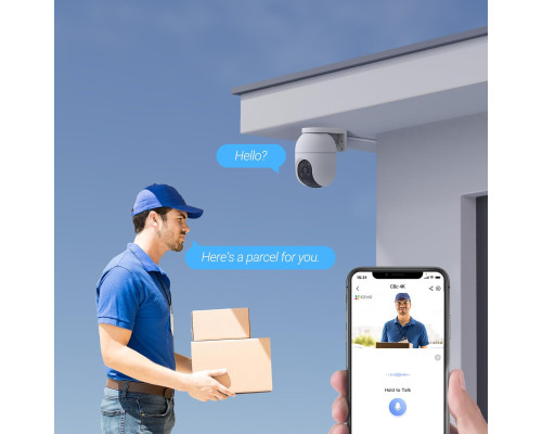 EZVIZ C8c 8MP Вулична Wi-Fi камера відеоспостереження 360° з автоматичним масштабуванням