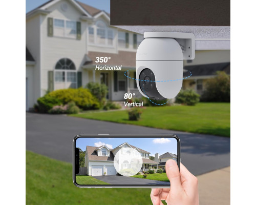 EZVIZ C8c 8MP Вулична Wi-Fi камера відеоспостереження 360° з автоматичним масштабуванням