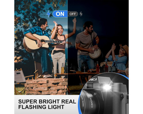 Цифрова камера 5K 48MP/60FPS для фотозйомки, відео та керуванням через WiFi та програму