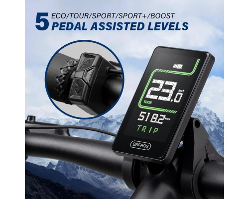 Комп'ютер для велосипеда з протоколом 0-5 PAS CAN BAFANG Ebike Display C020