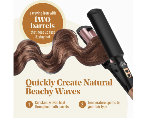 Щипці для завивки волосся Hair Waver Crimper з керамічним корпусом та іонізатором