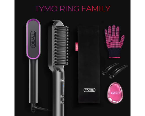 Термощітка для випрямлення волосся TYMO Ring з 5 температурами та швидким нагріванням