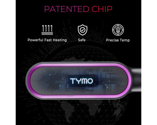 Термощітка для випрямлення волосся TYMO Ring з 5 температурами та швидким нагріванням