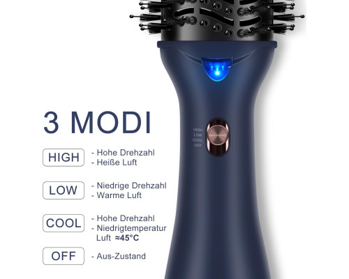 Овальна щітка для завивки волосся PARWIN PRO BEAUTY 4-в-1