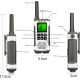 Професійна портативна рація Retevis RT45 PMR446 з USB-портом (комплект 2 шт.)
