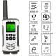 Професійна портативна рація Retevis RT45 PMR446 з USB-портом (комплект 2 шт.)