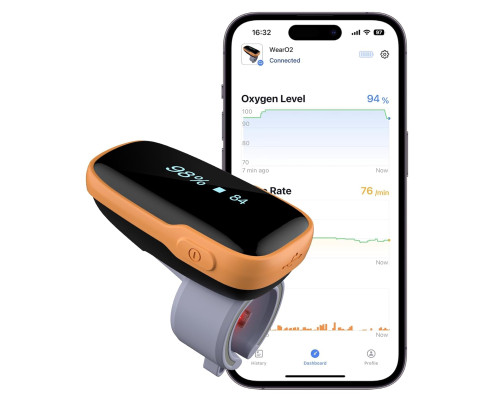 Пульсоксиметр Vibeat WearO2 Bluetooth
