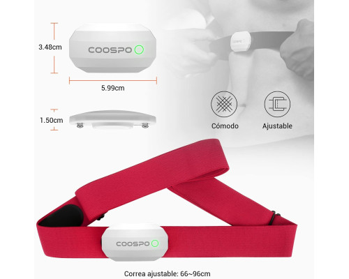 Bluetooth-браслет для моніторингу серцевого ритму COOSPO H808S