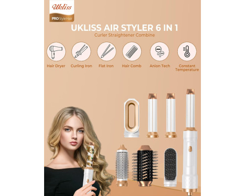 Набір для укладання волосся Ukliss 6 в 1 Air Styler