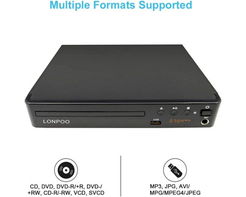 LP-099 HD DVD-плеєр та CD-плеєр PAL/NTSC з виходом HDMI AV