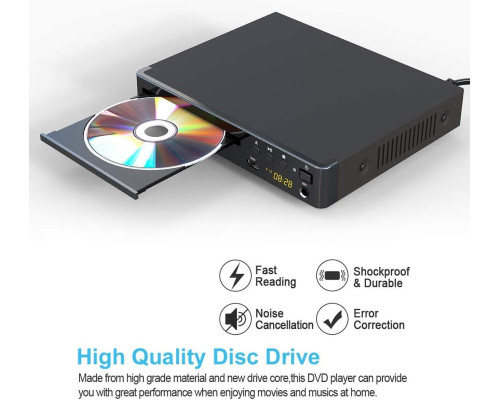 LP-099 HD DVD-плеєр та CD-плеєр PAL/NTSC з виходом HDMI AV
