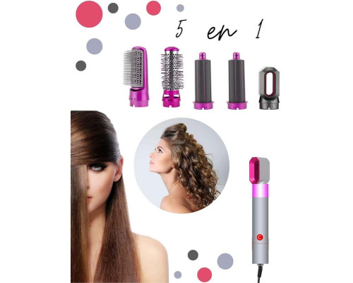 Багатофункціональна фен-щітка Drumstone Hair Brush 5-в-1