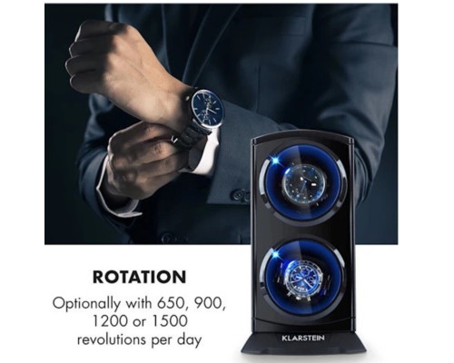 Вітрина для годинників Klarstein St. Gallen Premium 2 годинника 4 швидкості (10032887)