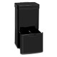 Сміттєвий бак KLARSTEIN Touchless з нержавіючої сталі 43 л Black (10035097)