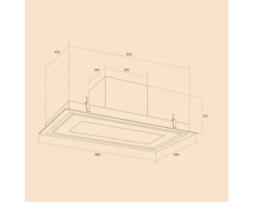 Острівна витяжка KLARSTEIN Remy Brilliant Edition 90см 609 м³/год (10035477)