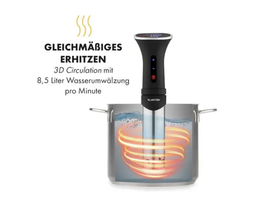 Су-від Klarstein Quickstick Smart Sous Vide Cooker WiFi 1200 Вт (10035556)
