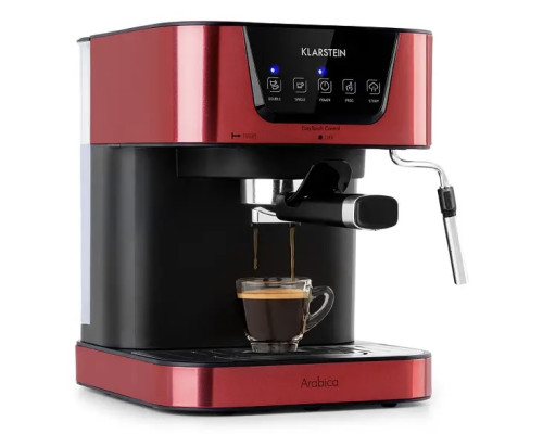 Еспресо-машина Klarstein Arabica 1050 Вт 15 барів 1,5 л н/ж сталь б/в (10035589)