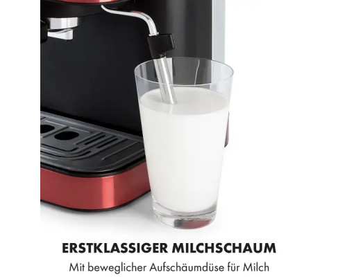 Еспресо-машина Klarstein Arabica 1050 Вт 15 барів 1,5 л н/ж сталь б/в (10035589)