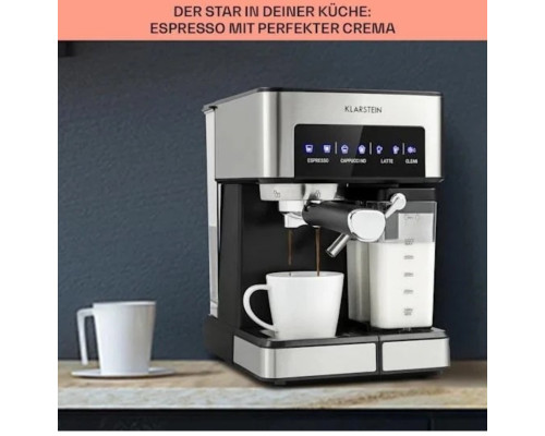 Кавоварка KLARSTEIN Arabica Comfort 1350 W 20 бар (10035655)