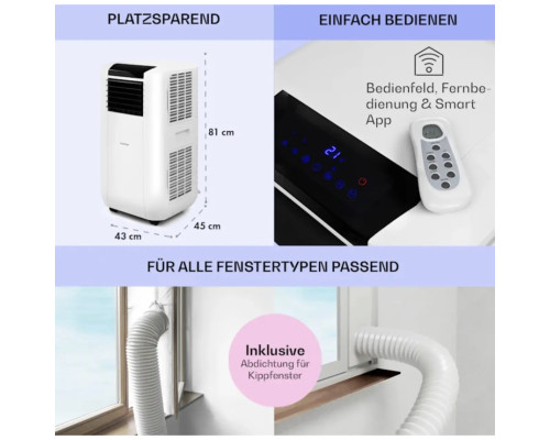 Кондиціонер мобільний Klarstein Max Breeze Smart 10035741
