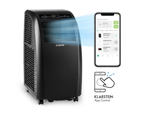 Кондиціонер мобільний Klarstein Metrobreeze Rom Wi-Fi 900 Вт (10035804) Б/В