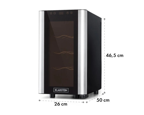 Винний холодильник Klarstein Reserva 8 Slim Uno 10035861