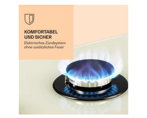 Газова варильна поверхня Klarstein Victoria 5 (10038377) Б/В