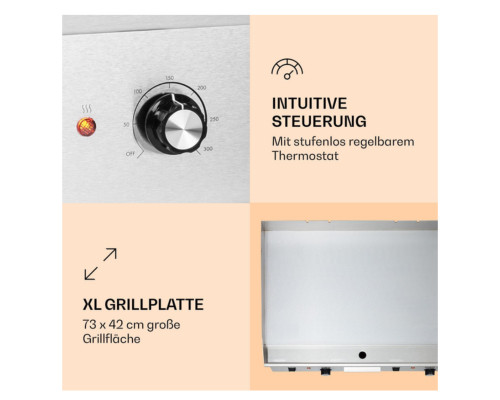 Електричний гриль Klarstein Grillmeile 4400 (10039914)