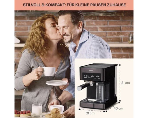 Кавоварка KLARSTEIN Arabica Comfort 1350 W 20 бар б/в (10041523)