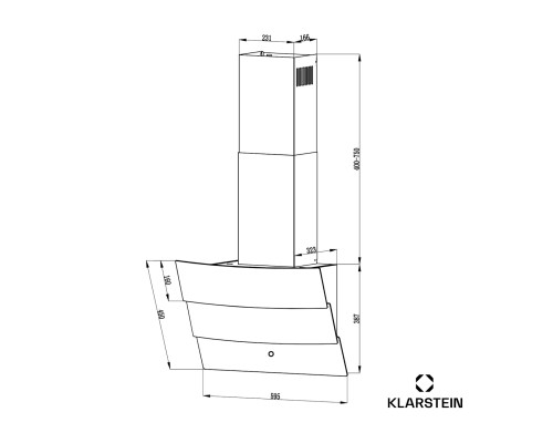 Витяжка кухонна Klarstein Antonia 60 (10045305)