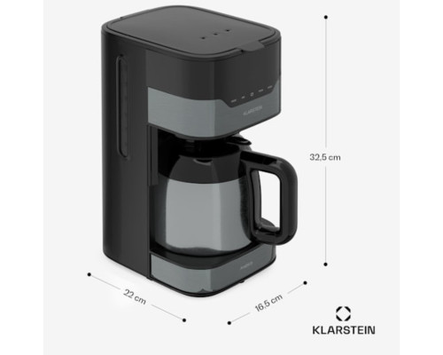 Кавомашина Klarstein Arabica EasyTouch Control 800 Вт чорний (10045344) Б/В