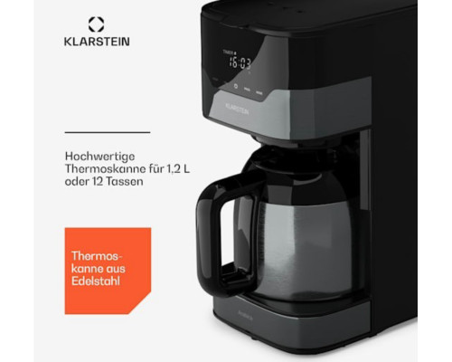 Кавомашина Klarstein Arabica EasyTouch Control 800 Вт чорний (10045344) Б/В