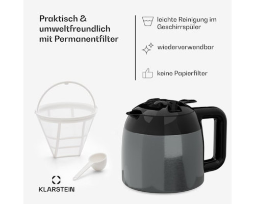 Кавомашина Klarstein Arabica EasyTouch Control 800 Вт чорний (10045344) Б/В