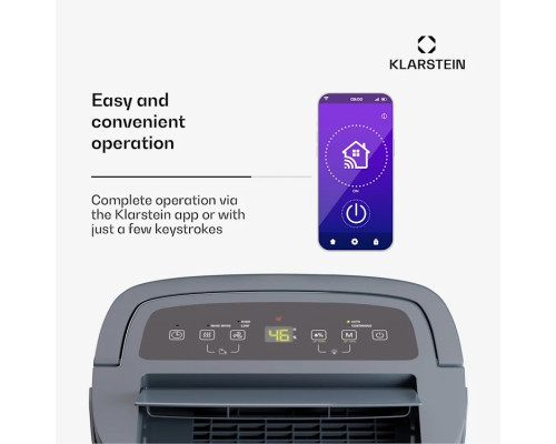Осушувач з функцією очищення повітря Klarstein DryFy Connect 50 (10045541)