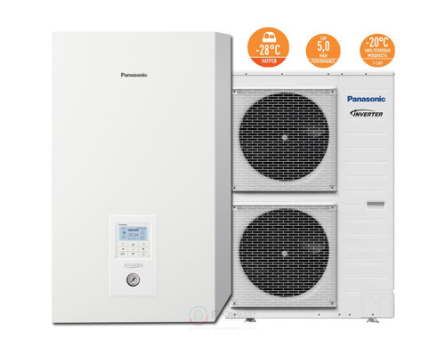 Тепловий насос Panasonic AQUAREA T-CAP 12 кВт KIT-WXC12H9E8 Bi-Bloc
