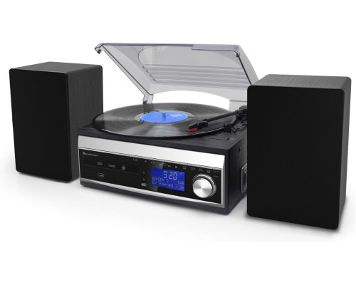 Вініловий програвач Soundmaster MCD1820SW DAB+ FM/USB/Micro SD/CD