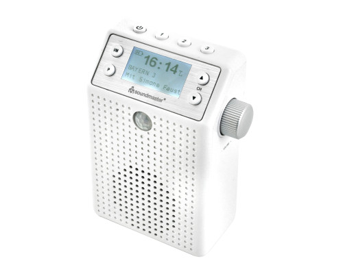 Настінний радіоприймач DAB+/FM Soundmaster DAB60WE з детектором руху та Li-On акумулятором 1200 мАг
