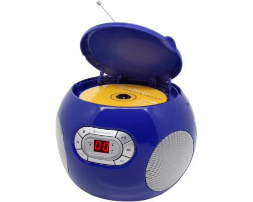CD бумбокс Soundmaster SCD2120BL з FM-радіо та функцією аудіокниги