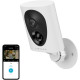 Virtavo Бездротова завнішня камера відеоспостереження AI Motion Detection, акумуляторна, нічне бачення, домашня камера спостереження Wi-Fi, сумісна з Alexa