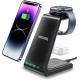 Бездротова зарядна станція Intoval 3 в 1 для iPhone