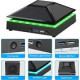 Пилонепроникний вентилятор охолодження для консолі Xbox Series X із кольоровим світлом EG